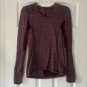 Lulu Lemon Women's Purple Long Sleeve Top